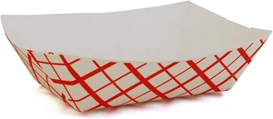 5 Pfund Papier Lebensmittelschalen, langlebig, hergestellt in den USA. Hält Nachos, Pommes, Hot Corn Dog... - Bild 1 von 12