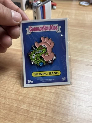 Santa Cruz Topps NYCC 2017 Exclusive Pin Garbage Pail Kids Heaving Hand GPK - Image 1 of 3