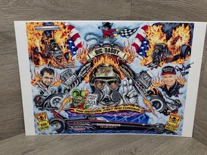 Autogramm Big Daddy Don Garlits Sumpfratte Tim Phillips Poster Bild Druck - Bild 1 von 9