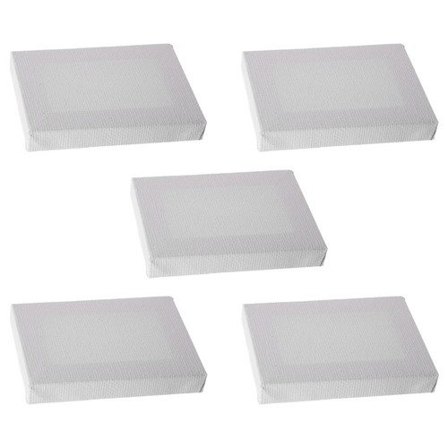 5Pcs White Mini Painting Frames Wooden Canvas Boards for Oil Acrylic ...