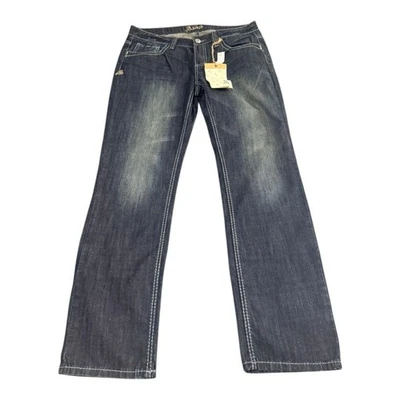 Pantalones de mezclilla ajustados de tiro bajo Adiktd para mujer Foto 1 de 4