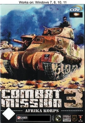 Combat Mission 3: Afrika Korps PC Game 2003 Windows 10 11 - Image 1 of 3