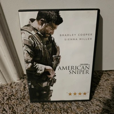 American Sniper DVD Clint Eastwood Bradley Cooper Sienna Miller Special Features - Image 1 of 4