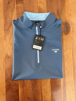 FootJoy Men’s 1/2 Zip Gathered Waist VEST Ink Large W/Logo NWT CG-260 - Image 1 of 2