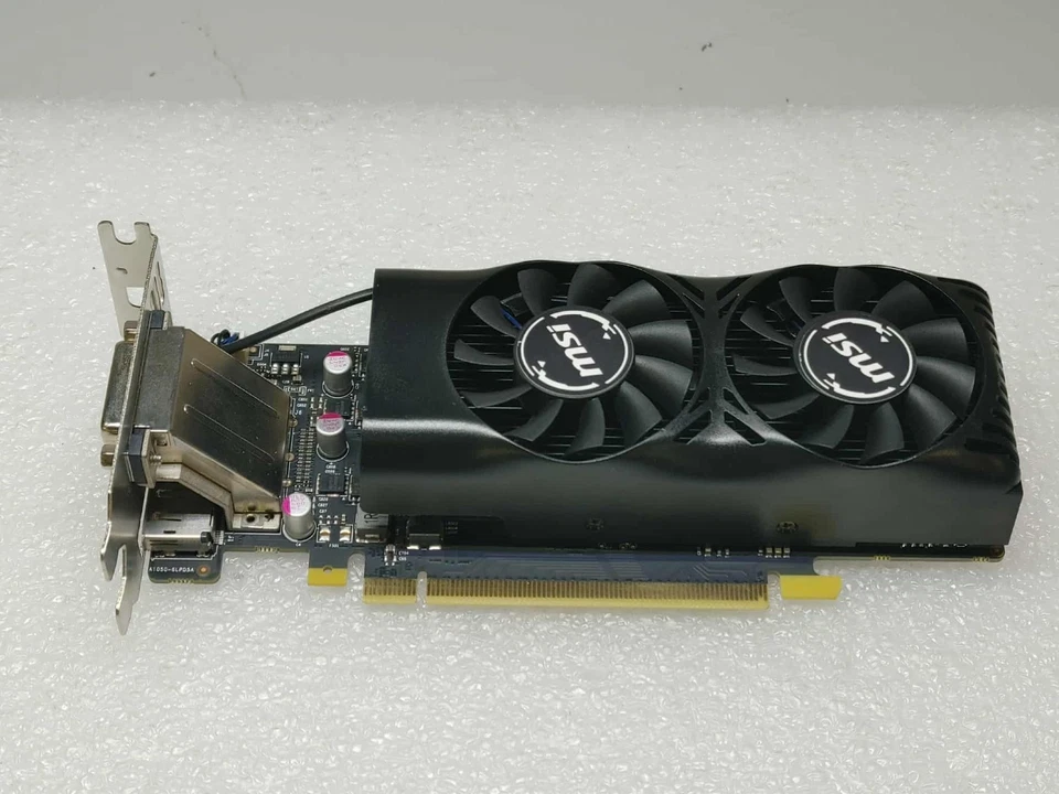 MSI GeForce GTX 1050 Ti 4GT LP GDDR5 Graphics Card Low Profile Working Tested - Image 1 of 4