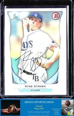 2014 Bowman *Ryne Stanek **Card #BCP84** AUTO (RC) - Image 1 of 2