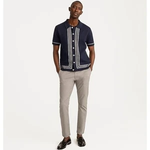 J.Crew Stretch 250 Skinny Chino Pants Mens30x32 Gray Twill Cotton Blend Zip Fly - Picture 1 of 8