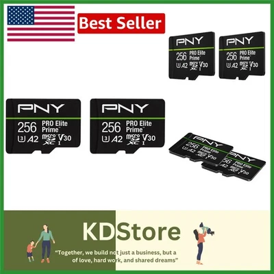 256GB PRO Elite Prime microSDXC: Ultra-Fast 4K UHS-I Storage for Creations & ... - Image 1 of 4