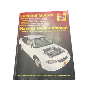 HAYNES Repair Manual 38026 General Motors Chevrolet Oldsmobile Malibu Grand Am  - Foto 1 di 3