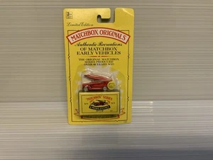 Matchbox Originals No 9 Fire Engine 1990s Reproduction with Display Box VGC - Picture 1 of 2