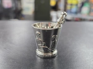 Vintage Miniature Metal Pharmacy Mortar And Pestal Reading Pharmacy A Trusted... - Picture 1 of 7