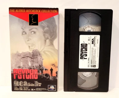 Psycho VHS 1995 Alfred Hitchcock Anthony Perkins Vera Miles MCA Universal - Image 1 of 4