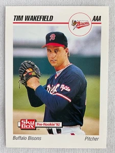1992 Buffalo Bisons-SkyBox Minor League Baseball Card#45-Tim Wakefield - Picture 1 of 1