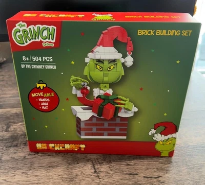 Juego de construcción de ladrillos Brickcraft Dr. Seuss The Grinch Up The Chimney Grinch 504 piezas Foto 1 de 4