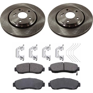Front Brake Disc Rotors and Pads Kit for Honda Passport Odyssey 2015-2017 - Picture 1 of 14
