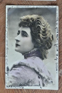 Postcard Marcelle Lender Bruxelles 1903  RP Hand Coloured ?? - Picture 1 of 2