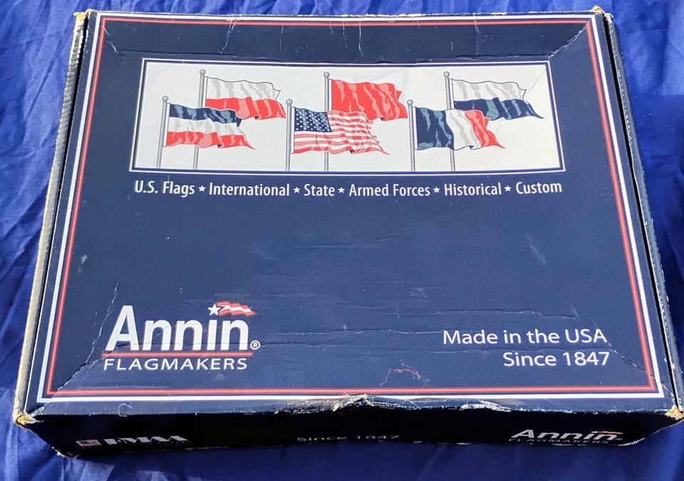 Annin Flagmakers 6'X10' American Flag Durable Outdoor Weather Resistant Nyl-Glo  - Image 1 of 4