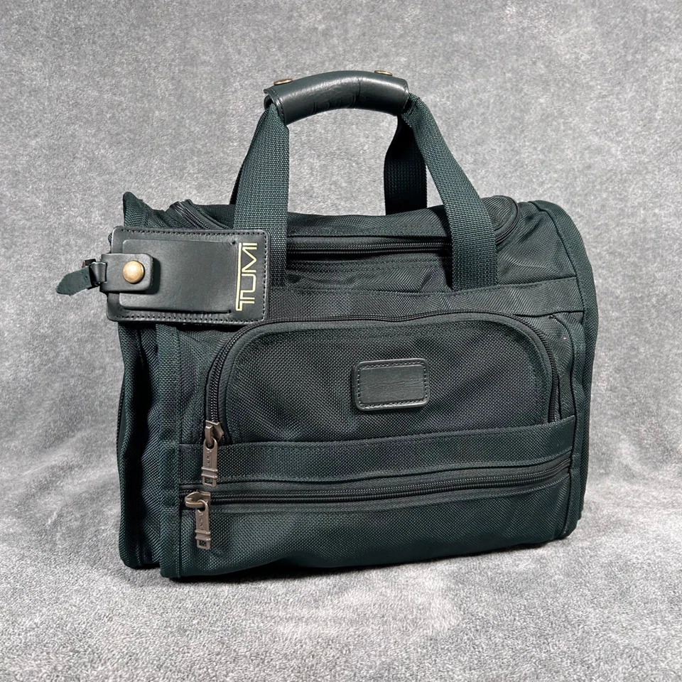 Bolso de Lona Pequeño Tumi Alpha Sport 261D3 Verde Nylon Balístico 14" Foto 1 de 4