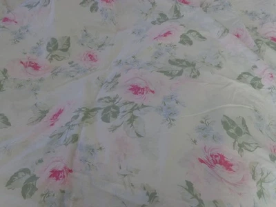 RACHEL ASHWELL SHABBY CHIC ALTA COSTURA DOBLE EDREDÓN ROSA FLORAL JUBILEO SIN DEFECTOS Foto 1 de 4
