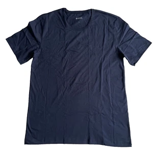 BOSS Men's T-Shirt RN Cotton Underwear T-Shirts with Logos L Blue - Picture 1 of 5