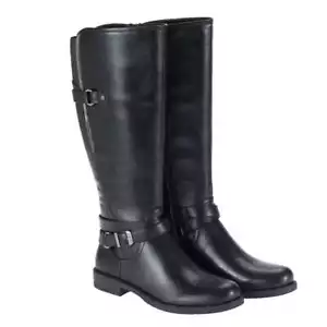 BareTraps Carmella Women's Boots Casual Fashion Mid Calf Knee High Faux Leather - Picture 1 of 15