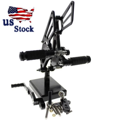 Задние подножки для Suzuki GSXR600/750 2011 2012 2013 2014 2015 CNC - Изображение 1 из 4