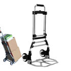 Folding Sack Truck Heavy Duty Hand Trolley Dolly Cart Scalable Fold Up Cart Tool