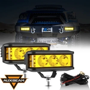 Auxbeam 5In LED Light Bar Off Road Pod Lights Spot Lights Fog Lights for JEEP JL - Picture 1 of 11