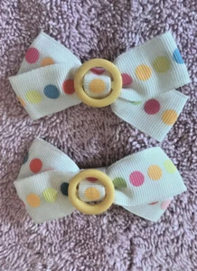 Gymboree goma de mascar divertido pasadores OSFA bolas de goma cinta 3t 5 7 8 10 9 12 arcos - Imagen 1 de 2