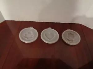Tupperware Verschluss Deckel für Jel N Servierform 620 631 633 Vintage 3 Stück - Bild 1 von 6