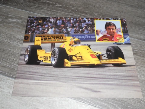 Rick Mears Pennzoil Z-7 Special Chevy Penske Indy Car Info Card Cover