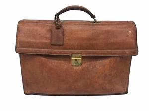 Vintage Hartmann Original Belting Leather Flapover Messenger Briefcase Luggage - Picture 1 of 9