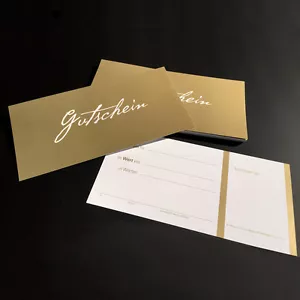 99 Gutscheine Gutscheinkarten Geschenkgutscheine –edelmix neutral "Premium" - Bild 1 von 5