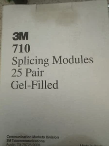 3M 710 Splicing Modules 25 Pair Gel-Filled 710-TCL-25 Corning 24ct - Picture 1 of 3