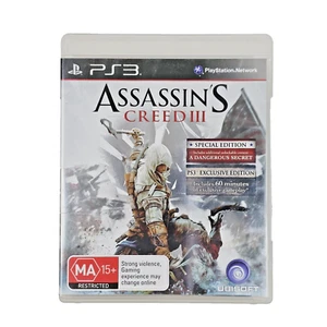 Assassin's Creed 3 - PlayStation 3 PS3 2012 Game PAL | Free Postage AU - Picture 1 of 6
