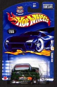 2002 Hot Wheels Mainline/Collector #200 MINI COOPER Green w/Chrome 5 Spoke China - Picture 1 of 1