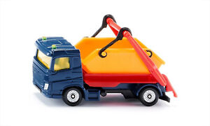 Siku 1298 HGV with Skip 1:87 scale car toy skip wagon skips lorry truck lorries