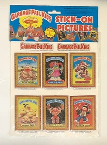 1985 Garbage Pail Kids Stick-On Pictures Sealed Puffy Stickers 7 of 12 Different - Picture 1 of 2