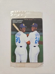 1991 KEN GRIFFEY FATHER & SON MOTHER'S COOKIES BASEBALL CARD #4 SEALED - Picture 1 of 2
