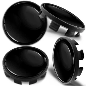 4x 68mm - 65mm Alufelge Mitte Nabe Mittelfelge Kappen kompatibel mit BMW schwarz - Bild 1 von 5