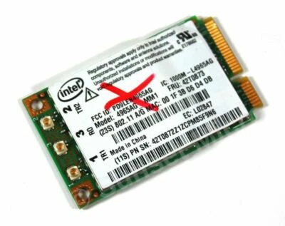IBM Lenovo Thinkpad T61, X61 Intel 4965AG Laptop Wifi Wireless Card 42T0873 - Image 1 of 3