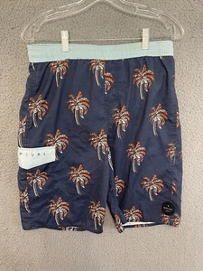 Rip Curl Boys Swim Trunks Lined Tropical blue Size XL Youth Kids - Picture 1 of 4