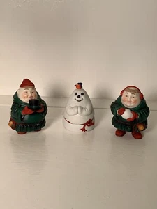 Dept 56 Merry Makers "Seymore, Seigfried and the Snowman" Set of 3 W/ BOX 9365-3 - Picture 1 of 7