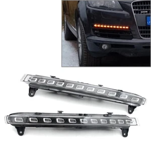 LED-Tagfahrlicht Blinker, Nebelscheinwerfer, Paar, passend für Audi Q7 2006–09 - Bild 1 von 12