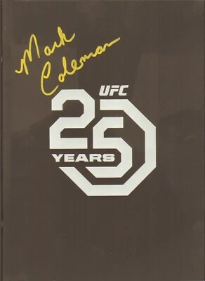 马克·科尔曼签名亲笔签名 UFC 25 周年计划基础真品证明 25 年骄傲 FC — 第 1/4 张图片