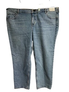 Abercrombie & Fitch Womens Mid Rise Straight Jeans Plus Size 24 Short - Picture 1 of 8