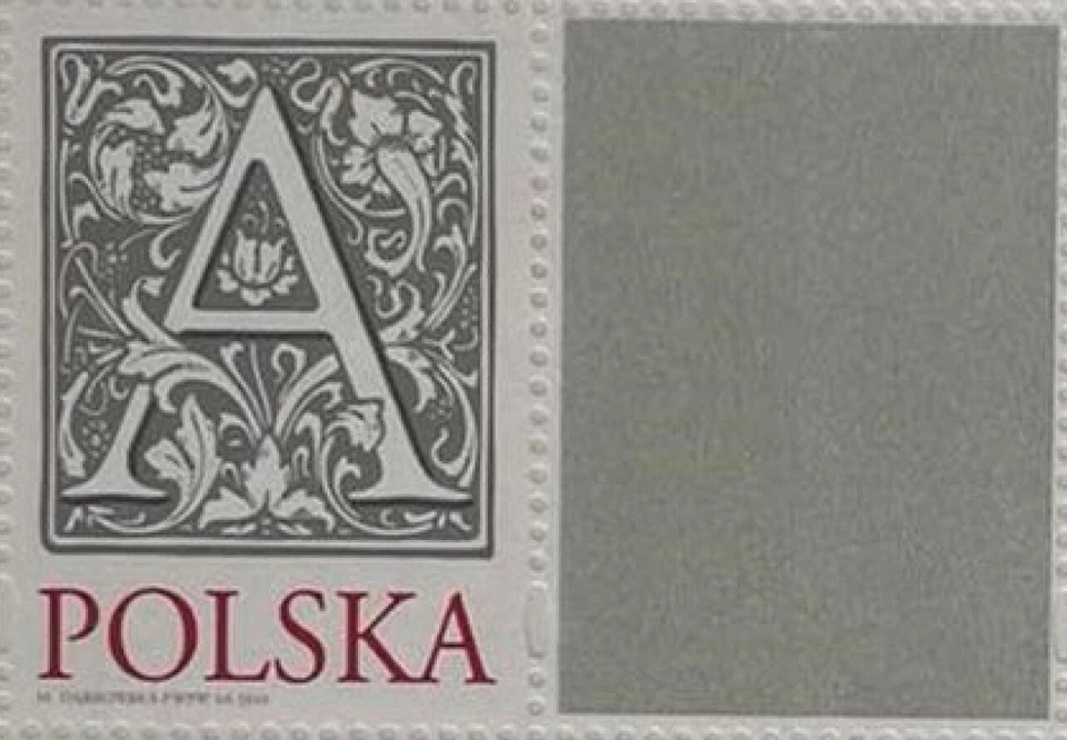 POLAND 2010. Personalized stamp & label. Mi 4499. Black Field. RARE. MNH. - Image 1 of 1