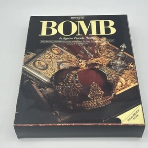 bePuzzled "BOMB" A Jigsaw Puzzle Thriller! 500 Piece Puzzle w Story Book Vintage - Picture 1 of 9