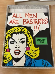 Vintage All Men are Bastards 1992 Tagebuch Pfanne Bücher Witze Zitate brandneu - Bild 1 von 10