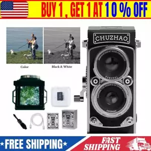 CHUZHAO Retro Mini Digitalkamera - 4K Autofokus Twin-Lens Vintage Kamera - Bild 1 von 11
